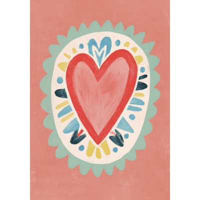 Takoy Panel na ušití deky Wellsoft fleece 140x200 my heart Silia