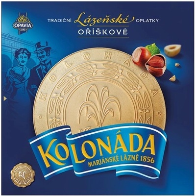 Opavia Kolonáda kúpeľné oplátky lieskovoorieškové 175 g