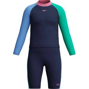 Speedo Комплект 2 части с uv защита girls colourblock set - sportdepot - 49,35 лв