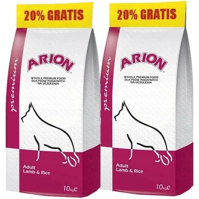 Arion Premium Jehněčí maso s rýží 2 x 12 kg