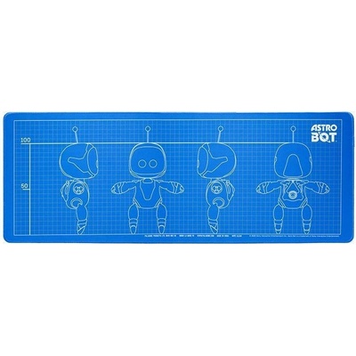 Paladone Подложка за мишка Paladone Games: Astro Bot - Astro Bot Blueprint (PP14336AB)