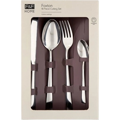 F&F Home Foxton súprava príborov 16 ks