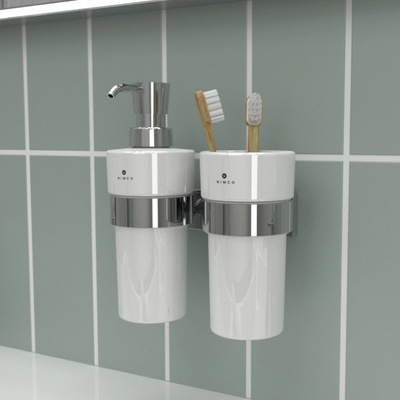 NIMCO Keira držák na kartáčky dvojitý s keramickými pohárky KE22058DKN-26 – Zbozi.Blesk.cz