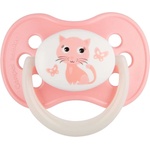 Canpol babies Силиконова залъгалка Canpol - Animals, 6-18 m, Розова (22/596_pin)