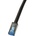 LogiLink Пач кабел, външен, Cat. 6A, S/FTP, черен, 2 м