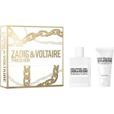 Zadig & Voltaire Zadig & Voltaire This is Her EDP Spray 50 ml + Body Lotion 75 ml комплект за жени