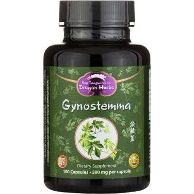 Dragon Herbs Gynostemma, 500 mg, 100 капсули, Dragon Herbs (005342 (534) DH)
