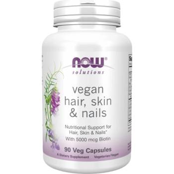 Image 1 of NOW Vegan Hair, Skin & Nails [90 капсули]