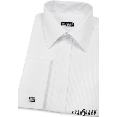 Avantgard košile slim krytá léga MK 5142111 bílá