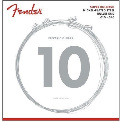Fender 3250R Nickel Plated Steel, Bullet End 10-46