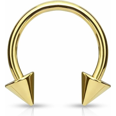 S4U Zlacená podkova (1,2 x 10 mm, 3 x 3 mm) PV01015GD-121033