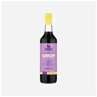 Bohemsca Sirup černý rybíz 0,5 l