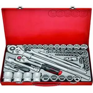 FORCE Tools Гедоре 1/4"-1/2"-3/4" (4-41mm) 65 ч. / 4652 FORCE (JN15030)