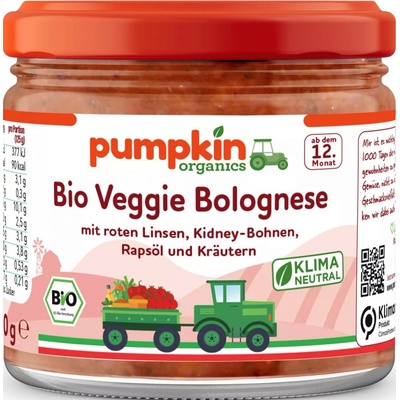 Pumpkin Organics BIO Omáčka na cestoviny Bolonská 250 g
