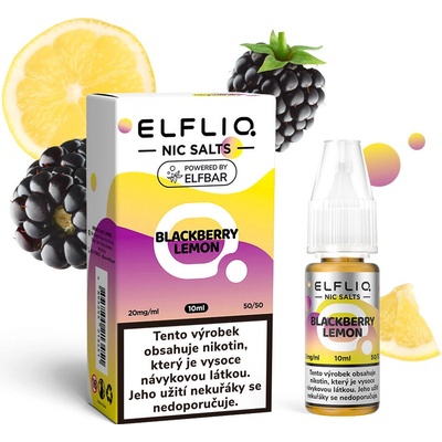Elf Bar Elfliq Blackberry Lemon 10 ml 20 mg – Zboží Dáma