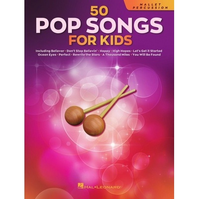 50 Pop Songs for Kids noty na paličkové perkuse