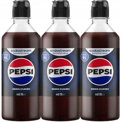 SodaStream Pepsi Zero Cukru 3 x 440 ml