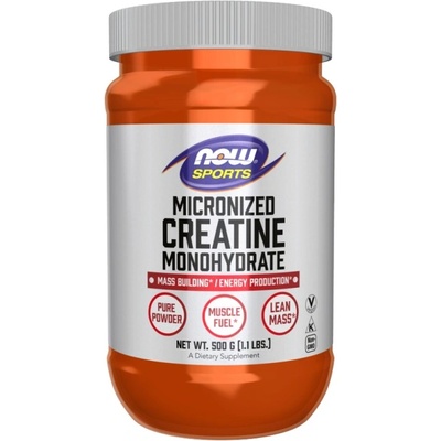 NOW Micronized Creatine Monohydrate [500 грама] Неовкусен