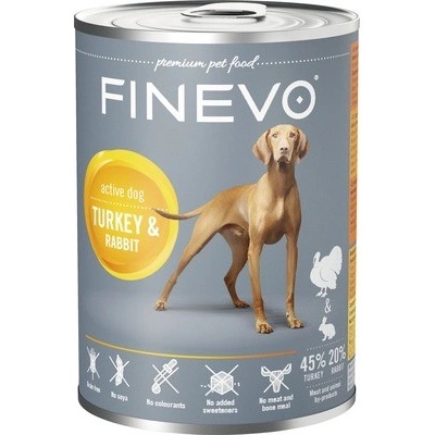 Finevo Active Dog králik a morčacie 800 g