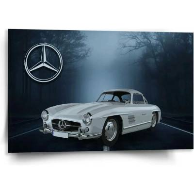 Sablio Obraz Mercedes-Benz 300 SL V lese - 120x80 cm