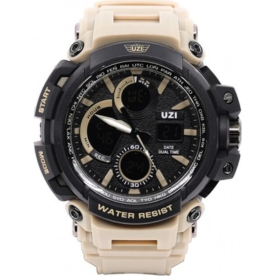 UZI SHOCK s gumovým remienkom KHAKI