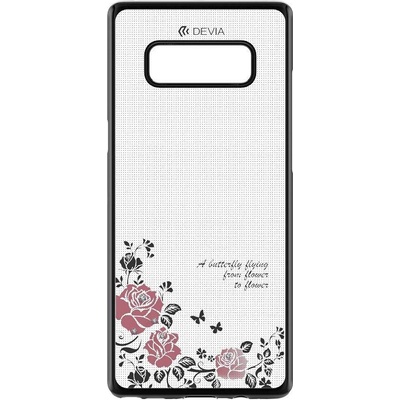DEVIA Crystal Joyous Case - поликрабонатов кейс за Samsung Galaxy Note 8 (с кристали Сваровски) (черен)