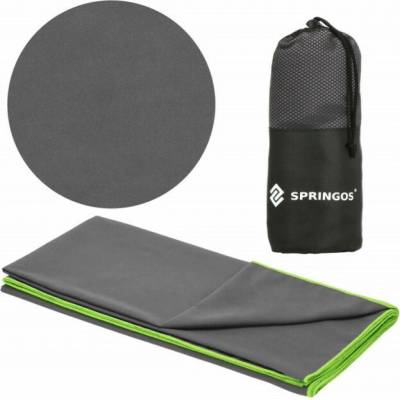 Springos rýchloschnúci uterák Menorca 90 x 180 cm tmavo šedá