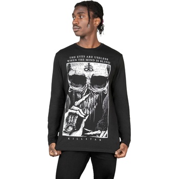 Image 1 of KILLSTAR унисекс тениска с дълъг ръкав KILLSTAR - Blind Mind - черно - KSRA009889