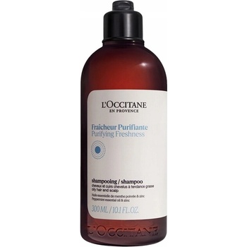 L'Occitane Purifying Freshness Shampoo 300 ml šampón Mastné vlasy