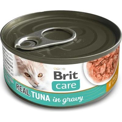 Brit Care Cat Real Tuna in gravy 80 g