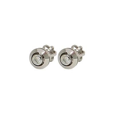 Optima diamant náušnice z bílého zlata s diamanty 585/1000 1,56 gr JO2520104