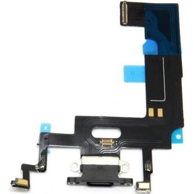 Apple iPhone XR - Nabíjecí Konektor + Flex Kabel - barva černá