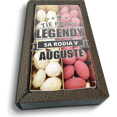 Sablio Mandle v čokoláde Tie pravé legendy sa rodia v auguste 2 x 80 g