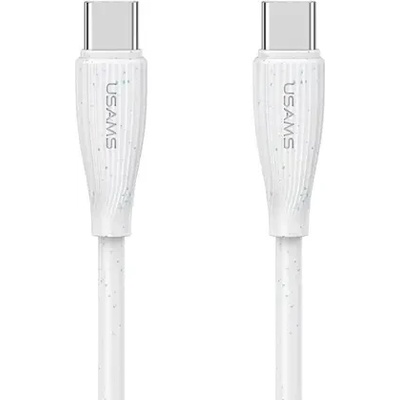 USAMS Кабел за бързо зареждане и данни USAMS US-SJ716 Type-C To Type-C 60W Eco-friendly Data Cable (SJ716USB02)