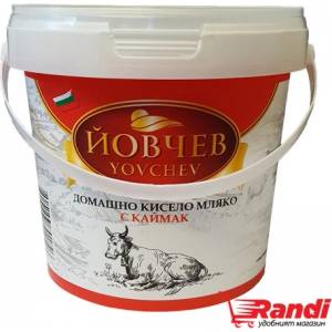 Д и Д Комерс енд Диливъри ООД Кисело мляко с каймак Йовчев 3, 8% 990гр