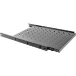 Lanberg Тава за сървърен шкаф Lanberg, 19" 1U 465x750mm 60kg товароносимост черен - AK-1011-B (AK-1011-B)