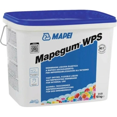 MAPEI Mapegum WPS 10 kg - Pružná tekutá rýchloschnúca membrána na izolovanie povrchov v interiéri