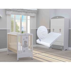 Bambino Casa Бебешко легло Bambino Casa - Piccolo Particolare, Naturale fix + подарък матрак Primavera Baby Luxe (202522) - baby