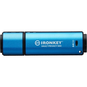 Kingston IronKey Vault Privacy 50C 64GB USB-C (IKVP50C/64GB) Флаш памет