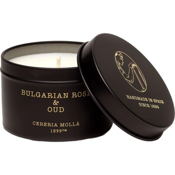 Cereria Mollá Ароматна свещ Cereria Molla - Bulgarian Rose & Oud, 90 g (TC5544)