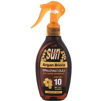 SunVital Argan Oil opaľovací olej SPF10 200 ml