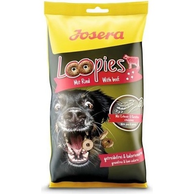 Josera Dog Loopies maškrta s hovädzím mäsom pre psy 150 g