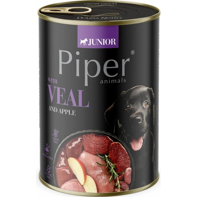Dolina Noteci Piper Junior s telecím a jablky 400 g
