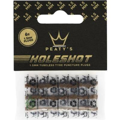 PEATY'S HOLESHOT Tubeless PUNCTURE PLUGGER REFILL PACK 6X 1.5MM PPR-TPP-RP1-12 00085920_1_1
