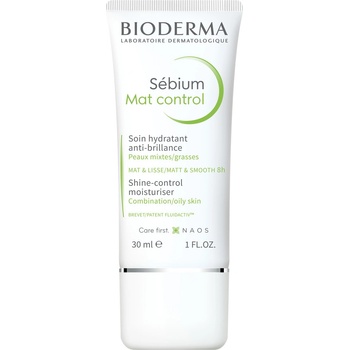 Bioderma Sébium Mat Control lehký hydratační krém proti lesknutí pleti a rozšířeným pórům Mattifies Tightens the Pores Instant Corrector 30 ml