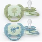 Philips Залъгалки Philips Avent Ultra Soft - Night, 18+ м, за момче (SCF094/05) - ozone