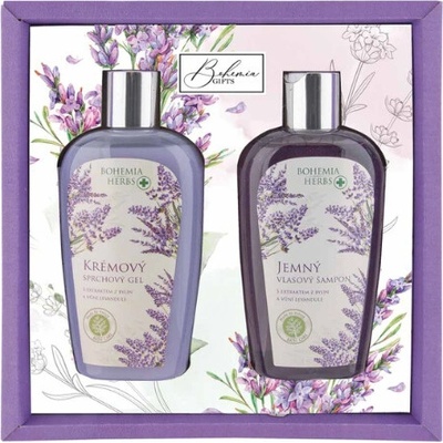 Bohemia Gifts & Cosmetics gel 250 ml + šampon 250 ml levandula kosmetická sada