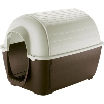 Ferplast - Kenny M/L - Пластмасова къща за кучета с вентилационна система, 70 x 100, 6 x h 70, 5 см