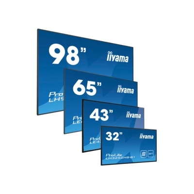Digital Signage iiyama LH5566UHSB-B1AG 55" 4K UHD 800 cd/m² iiSignage², iiControl, iiShare, 24/7, WiFi, Android 14