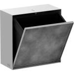 Hansgrohe XtraStoris Rock - Кошче за отпадъци за вграждане 6 л, матово бяло 56090700 (56090700)